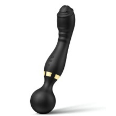Vibrador varinha mágica Luxo toque macio 10 modos de vibração e Recarregável cor aleatório