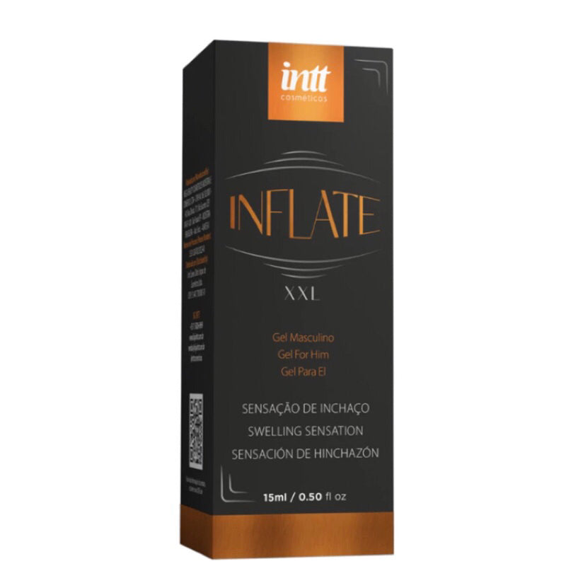 Inflate Gel Unissex Massageador 15ml Nova Embalagem Extra forte Homem Mulher Inflate Intt - Sex Shop