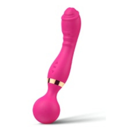 Vibrador varinha mágica Luxo toque macio 10 modos de vibração e Recarregável cor aleatório