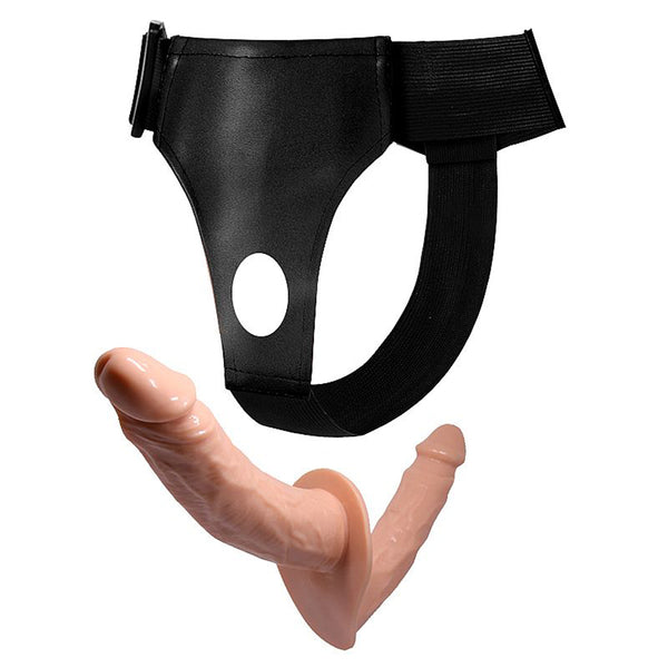 Cinta Peniana Strap-On Ativa E Passiva Com Dois Penis Ultra Baile Sexy Import