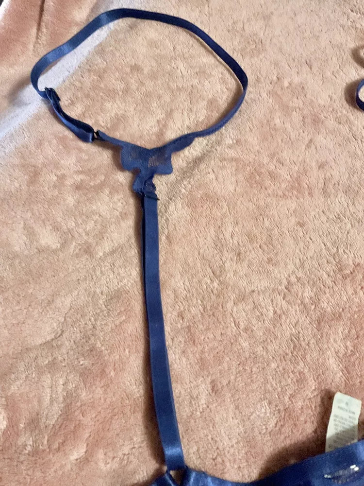 Conjunto de lingerie 3 peças combinando como novo sem etiqueta não usado-