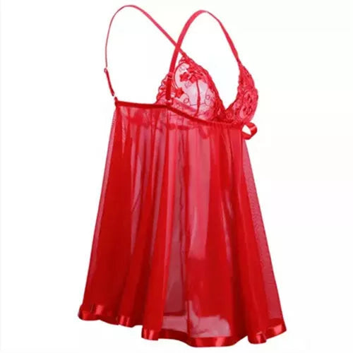 Roupa de dormir sexy feminina plus size 8-32 lingerie floral mais tanga-